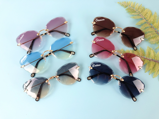 Bachelorette Party Sunglasses Bride Tribe Retro Birthday Personalized