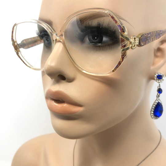 Vintage Oversize Eyeglasses Boots Lydia Glasses Frame Pink Clear Used Eyeglass Frames Retro