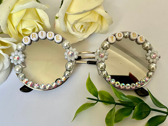 Bride To Be Sunglasses, Bridal Sunglasses, Gift, Hen Party, Bachelorette Party Idea, Round Present