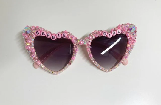 Barbie Girl Encrusted Pink Sunglasses