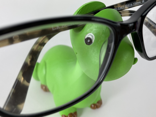Green Diplodocus Dinosaur Glasses Holder/stand Spectacles - Childrens Ornament