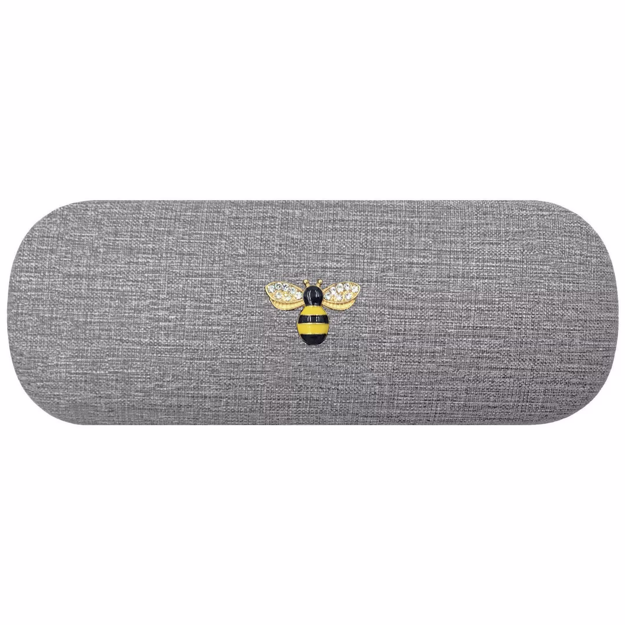 Diamanté Bee Hard Glasses Case. Crystal Bumblebee Reading Eyeglasses Honey Spectacle Sunglasses Birthday Gift
