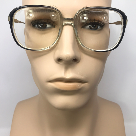 Vintage Specsavers Eyeglasses Glasses Frame Black Clear Square Used Eyeglass Frames Retro