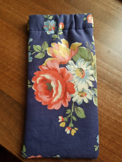 Glasses/Sunglasses Case Made in Cath Kidston Floral Fabric