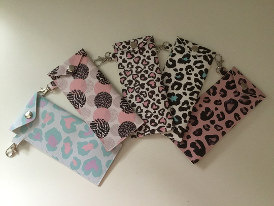 Faux Leather, Handmade Glasses Case, Various Prints