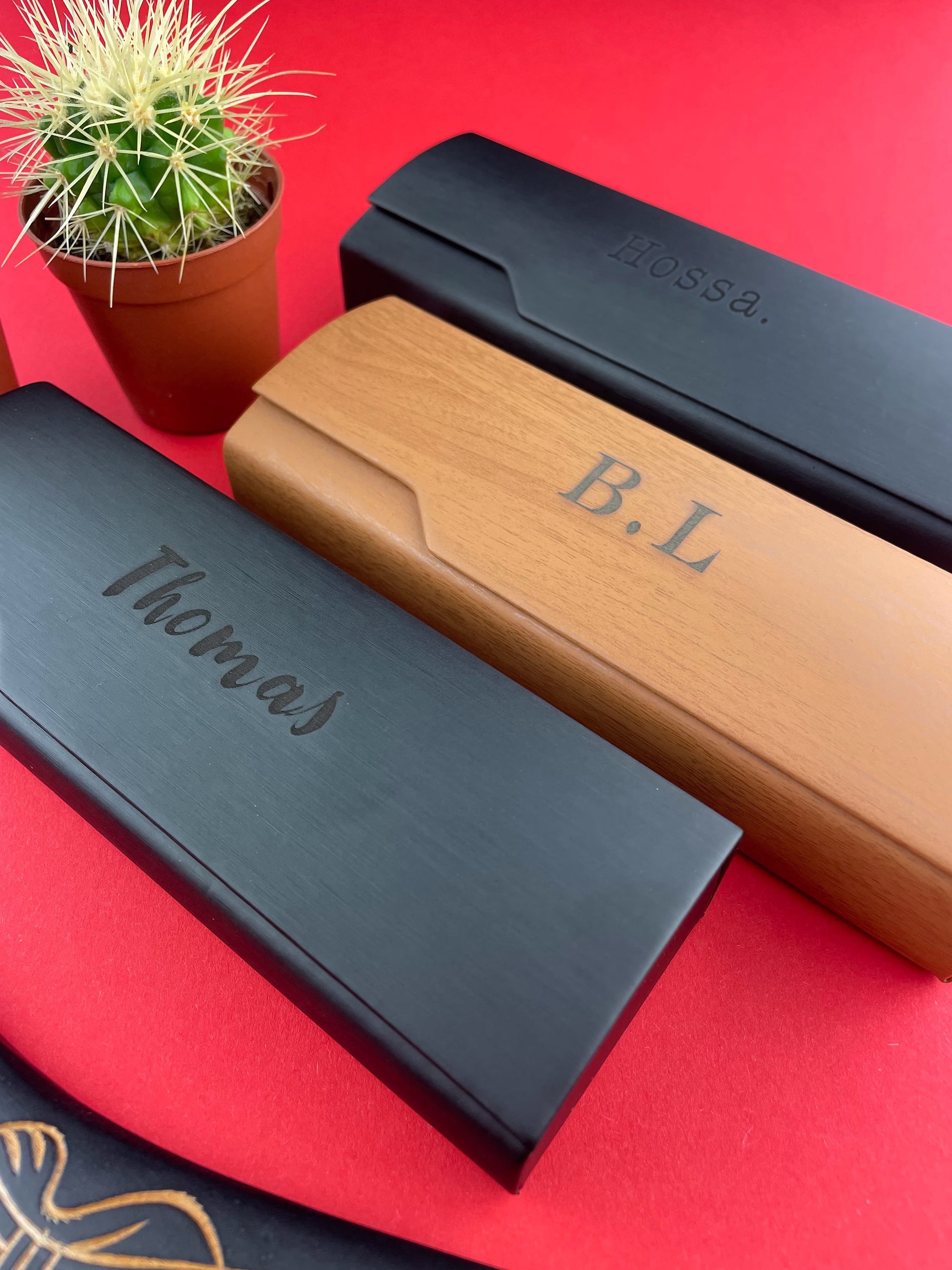 Hard Glasses Case | Brillenetui Hartschale Custom Personalised Tui Lunette Custodia Occhiali