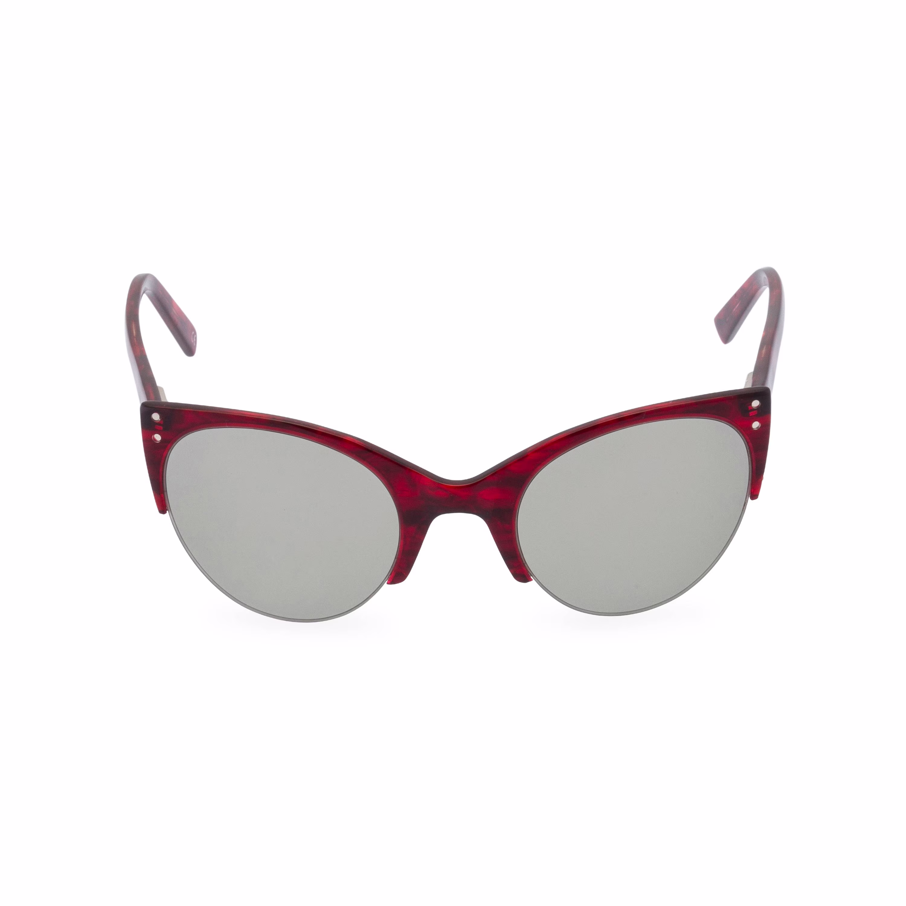 Ella Red Volcano Cat Eye Sunglasses Classic Vintage Upswept 1950S Late 1940S Style Remodelled From Original Found Pair