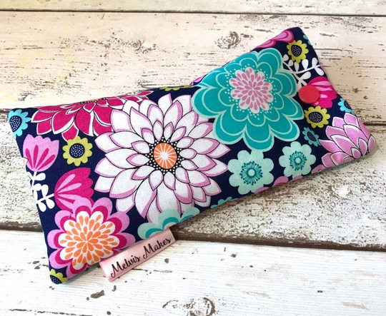 Bright Blooms Glasses Case, 2 Sizes, Colourful Floral Sunglasses Sleeve, Soft Padded Specs Pouch, Handbag Accessory, Gift For Her
