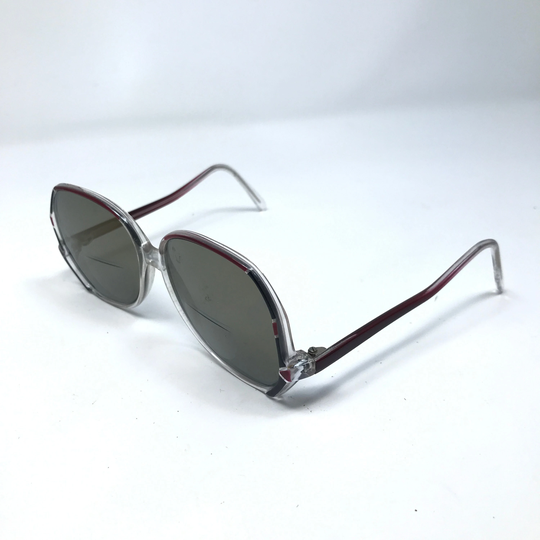 Vintage Eyeglasses Glasses Frame Red Clear Oversize Used Eyeglass Frames Retro Unisex Mens Ladies