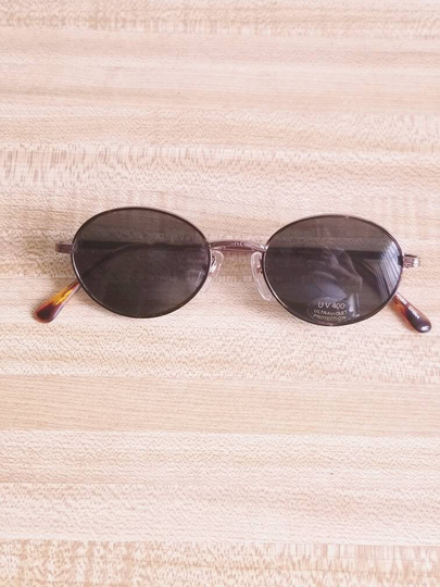 Boulevard Boutique B3052 Vintage Sunglasses 1980S Color Brown/Da. Dimensions Are 48x18x140