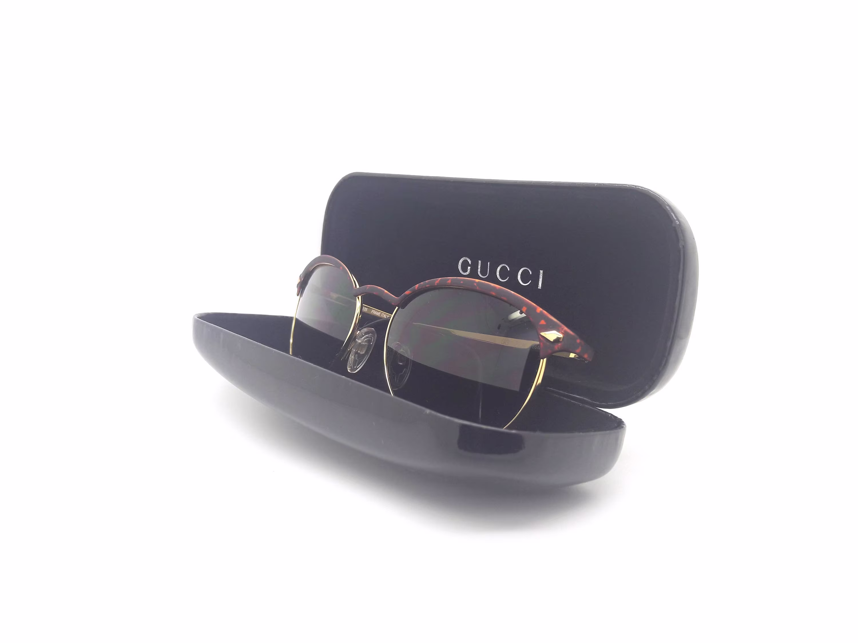 Genuine 1980S Gucci Gg 2234 66N Vintage Sunglasses // Made in Italy New Old Stock Original Case