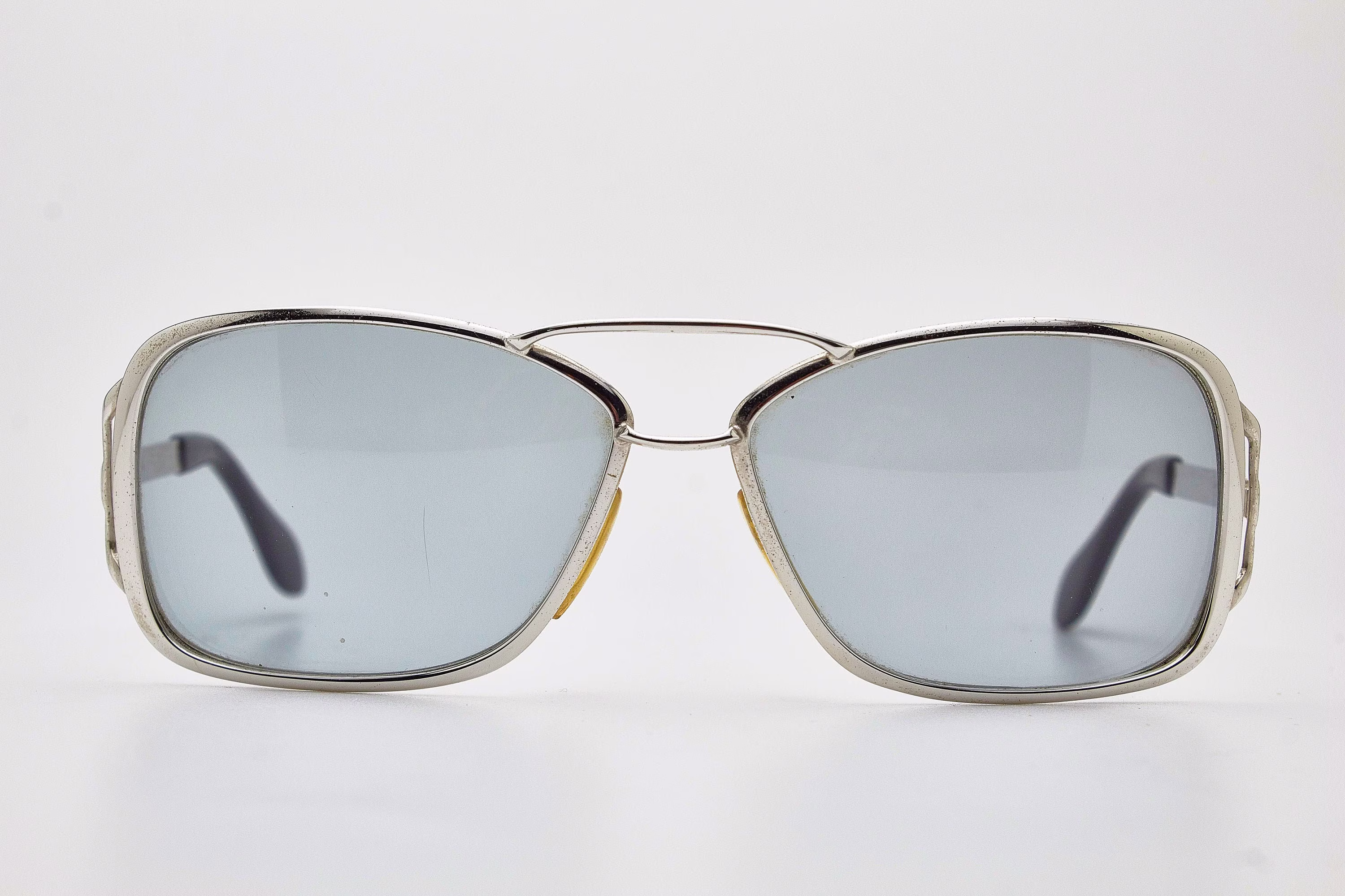 Classic Vintage Sunglasses Man Silhouette Metal Oversize Elegente Moda From 80 Used Fashion Woman Habo For Summer Holidays