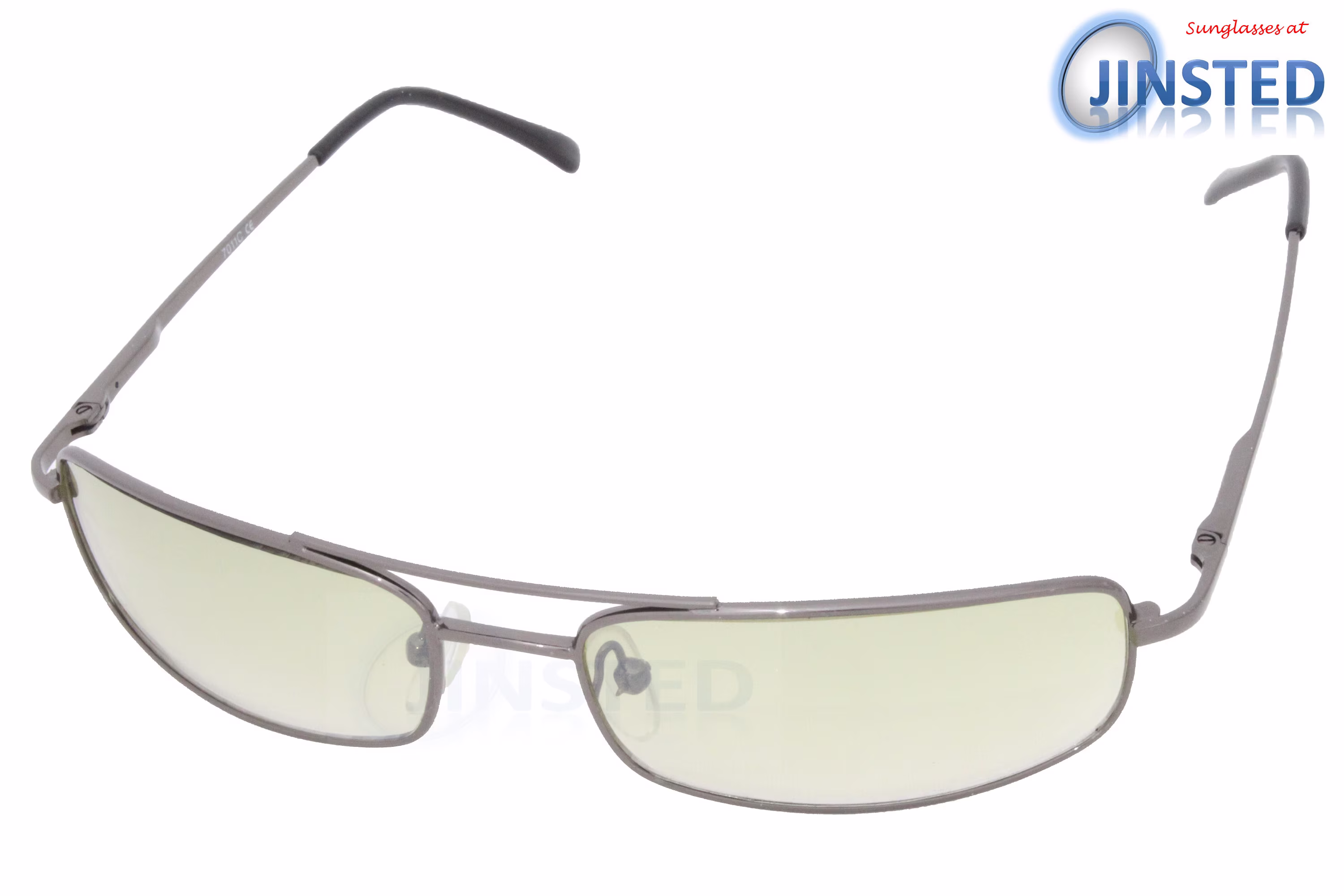Adult High Quality Modern Sports Wrap Around Sunglasses Yellow Lens Uv400 Protection Cl037
