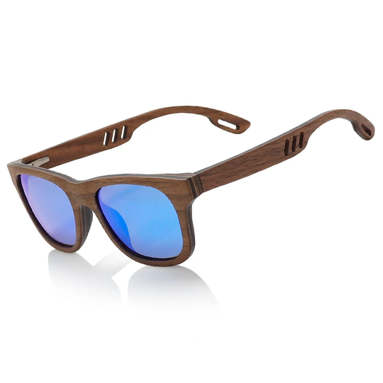 Square Walnut Wood Sunglasses Prescription Glasses Groomsmen Proposal Eye Frames