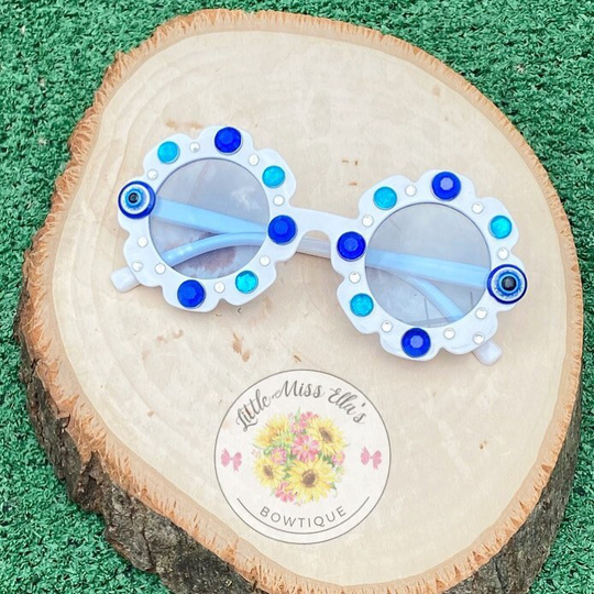 Evil Eye Personalized Sunglasses | Kids Customized Sun Glasses Custom Sunnies Name Sunglass
