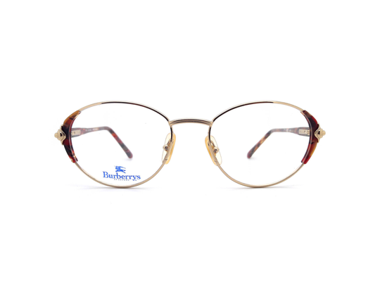 Genuine 1980S Burberry B 8791 Vp9 Vintage Cat Eye Glasses // Made in Italy New Old Stock