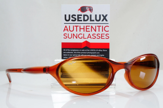 Authentic Bausch Lomb Ray-Ban Mens Sunglasses Brown W3122 Cutters Bl 27652