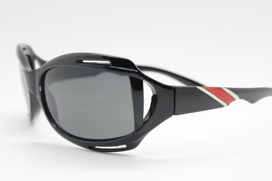 Kid's Vintage Y2K Wraparound Sunglasses. Big Black Curved Visor Shades. Childrens 2000S Shield. Suitable For Toddlers
