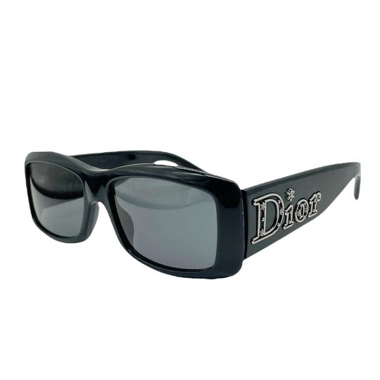 Dior Sunglasses - Authentic Chunky Logo in Black 90S Y2K