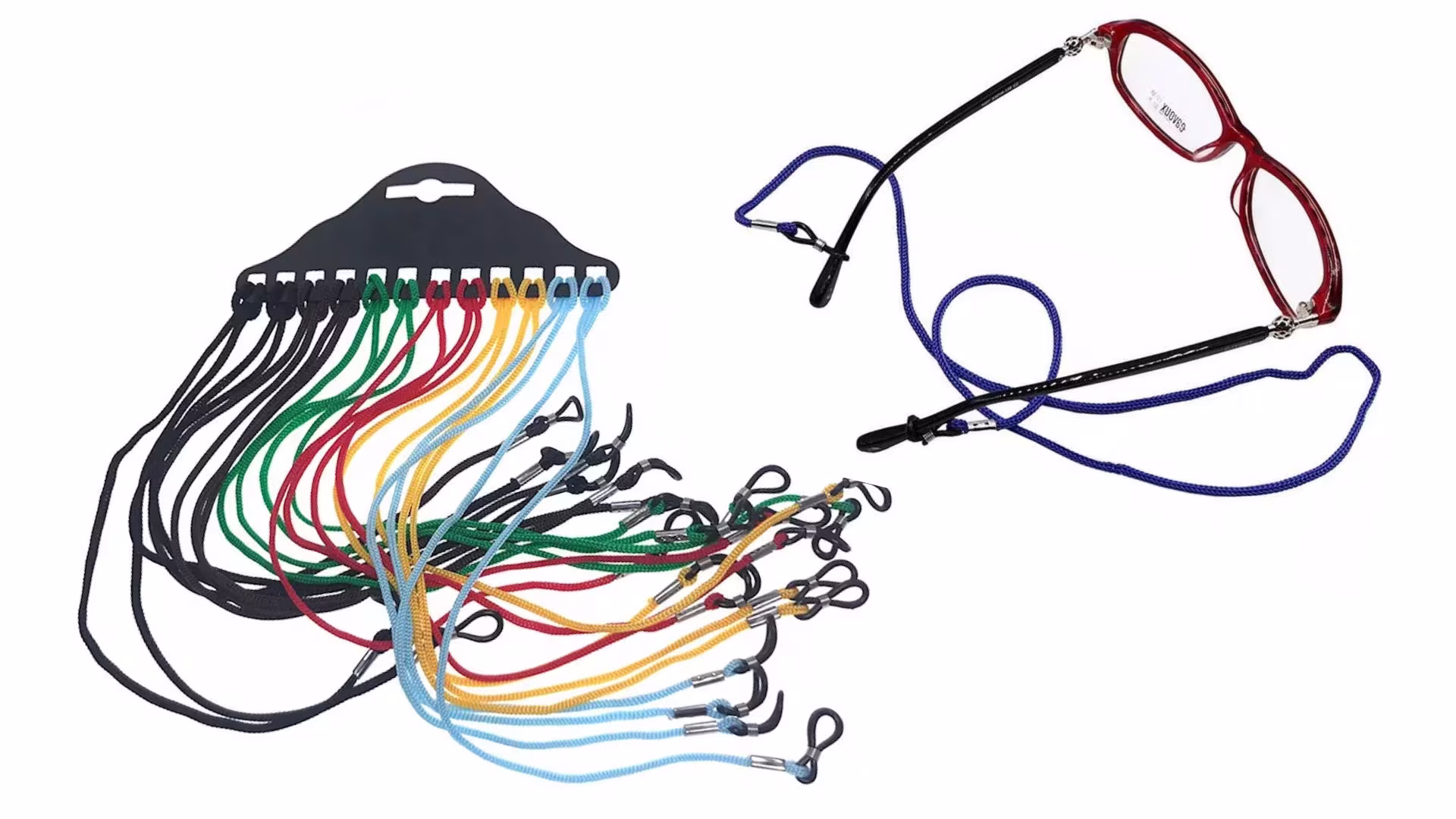 Sunglasses Cord Leash Holder Necklace - Vintage Retro Y2K Colourful Style Perfect For Parties, Festivals, Raves, Cosplay