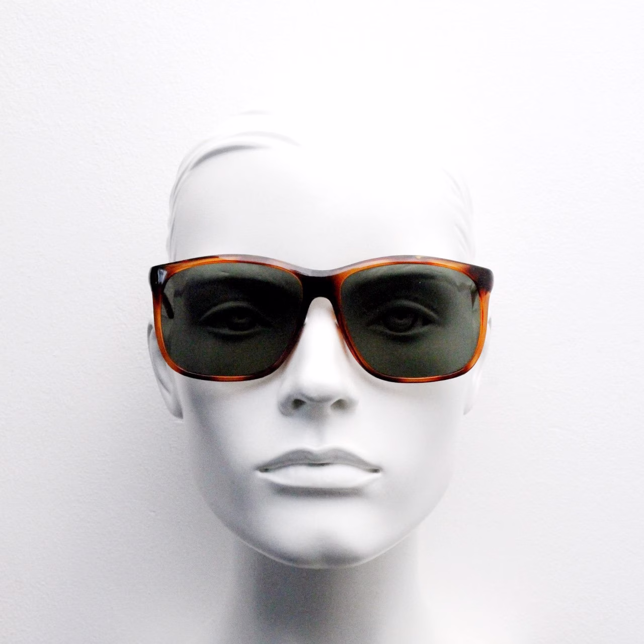 70S Vintage Big Lebowski Square Aviator Sunglasses. Vibrant Mottled Brown Frame With Green Lenses. Mens 80S Aviators
