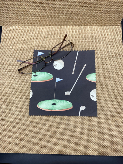 Golf Microfiber Cloth Eye Glass Cleaning Tablet Phone