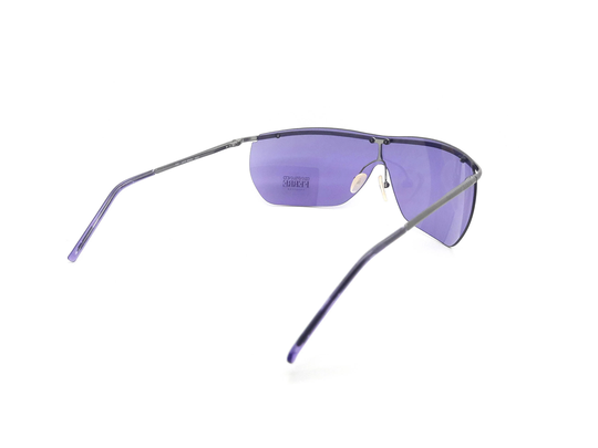 Vintage Gianfranco Ferre Gff602/S V5V Purple Shield Sunglasses // 1990S New Old Stock