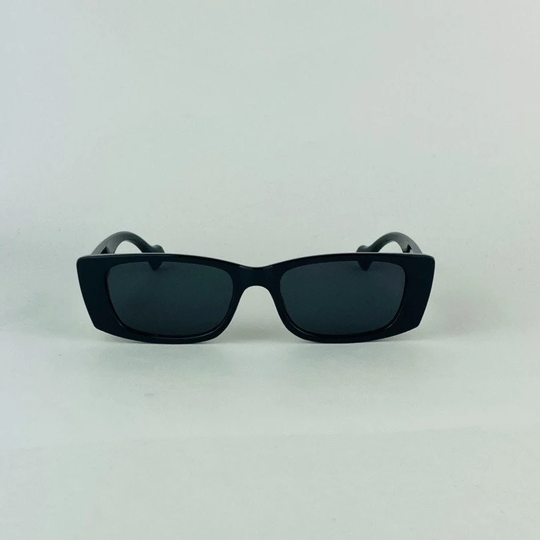Rectangle Black Frame Sunglasses