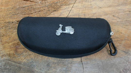 Lambretta Canvas Glasses Case Black Protective Moulded Sports Christmas Gift Free Engraving 212