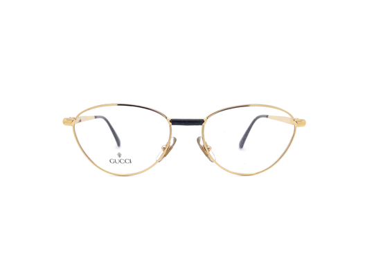 Genuine 1980S Gucci Gg2277 Col Az1 Vintage Glasses // Made in Italy New Old Stock