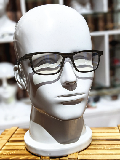 Wood Sunglasses Square Clip On Slim Wood Frame Prescription Glasses Groomsmen Proposal Eye Frames