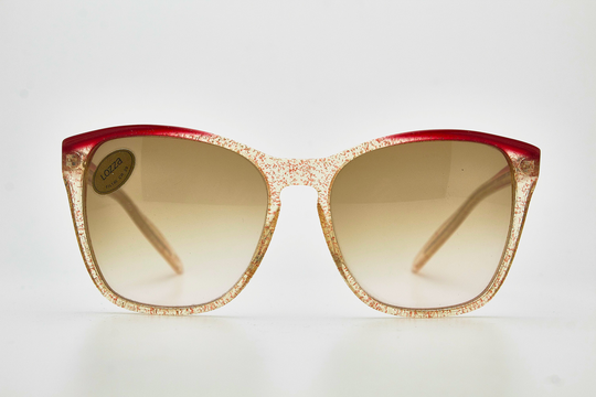 Vintage Woman Sunglasses Lozza Reef 2 Occhiali Da Sole Large Frame Hipster Boho 80 Aviator Plastic Glasses