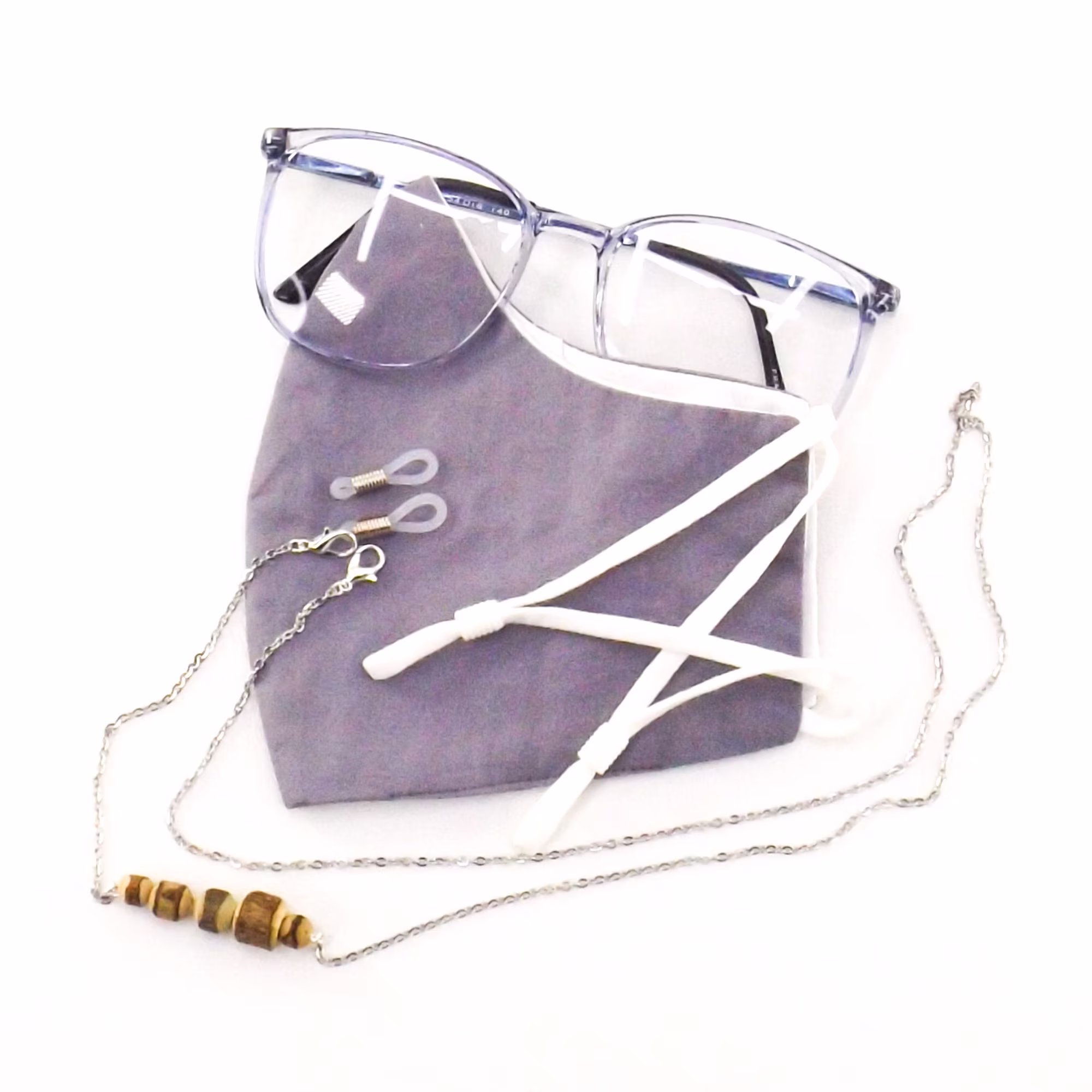 Wood Bead Glasses Chain Women | Eyeglass Lanyard Men Face Mask Sunglasses Necklace Dainty Silver Gold Accessories