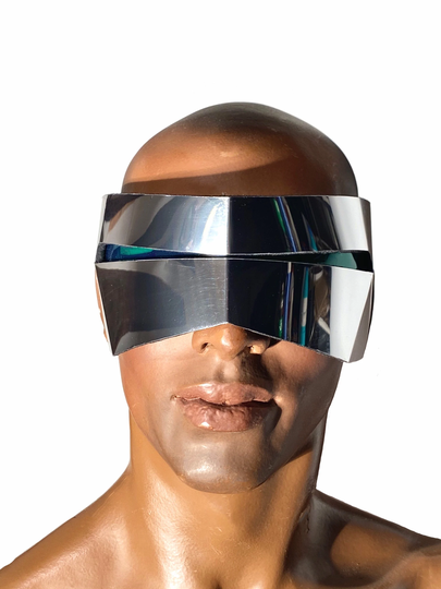 Anger Monoblock Cyclops, Robot Goggles Futuristic Eyewear, Scifi Visor, Cyberpunk Future Facemask