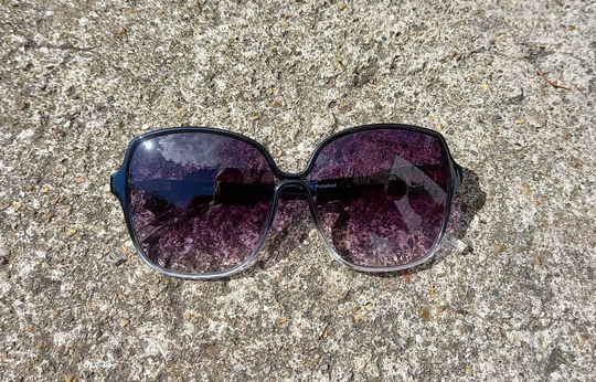 Sunglasses Oversize 70S Black