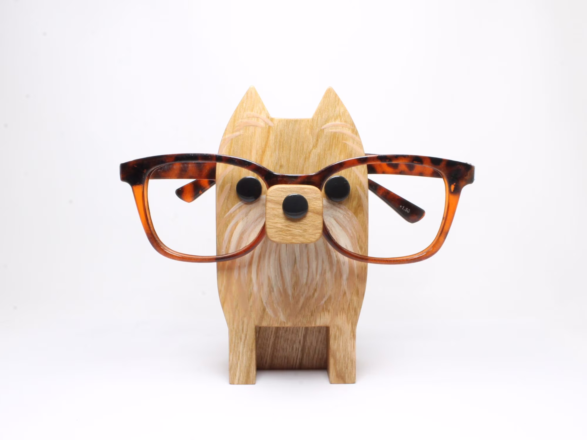 Pomeranian Dog Eyeglass Stand/Glasses Holder Art Display Pet Memorial Custom Gift