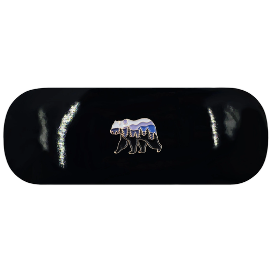 Wild Bear Hard Glasses Case. Grizzly Spectacle Forest Reading Eyeglasses Hiking Sunglasses Mountaineer Birthday Gift