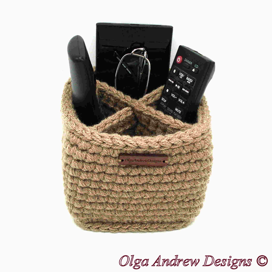 Extra Large Square Cross Divided Glasses Phone Remote Stand Holder, Nightstand Organizer, Cell Holder, Olgaandrewdesigns