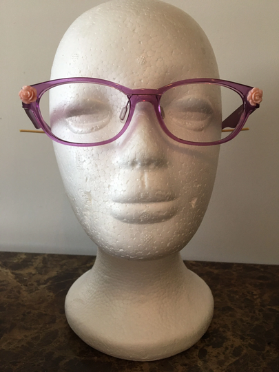 Flower Glasses, Glasses, Eyeglasses, Frames, Purple Sunglasses, Eye Reading Gold, New, Gift, Sale, Unique, Artsy, Boho