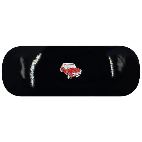 Red Mini Hard Glasses Case. Cooper Spectacle British Reading Eyeglasses Driver Sunglasses New Car Birthday Gift