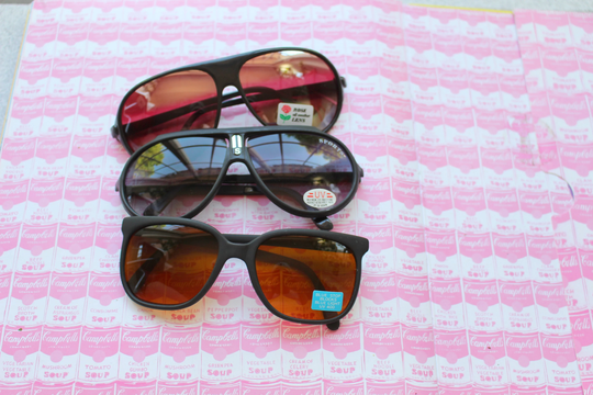 1980S Vintage Sunglasses Set.instant Collection. Hipster. Dapper. Set Of 3. Vintage Sunglasses. Shades. Aviators. Wayfarers. Clubmaster