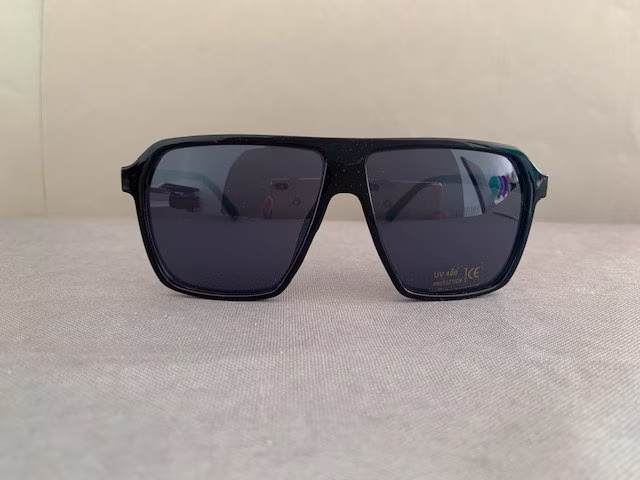 Vintage 90S Sunglasses Style Spectacles Black/Leopard-64