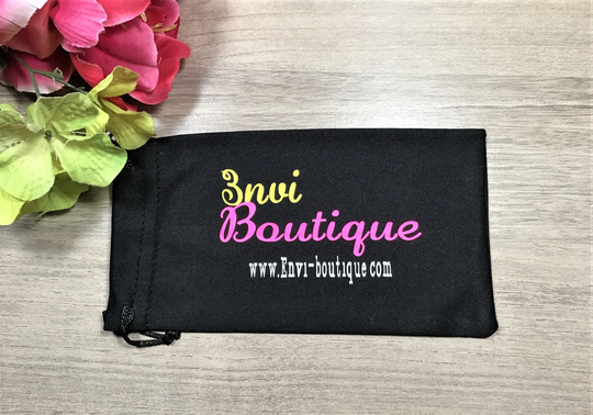 Business Microfiber Pouches With The Name Of Your Company. Giveaway To Customers A Purchase Product
