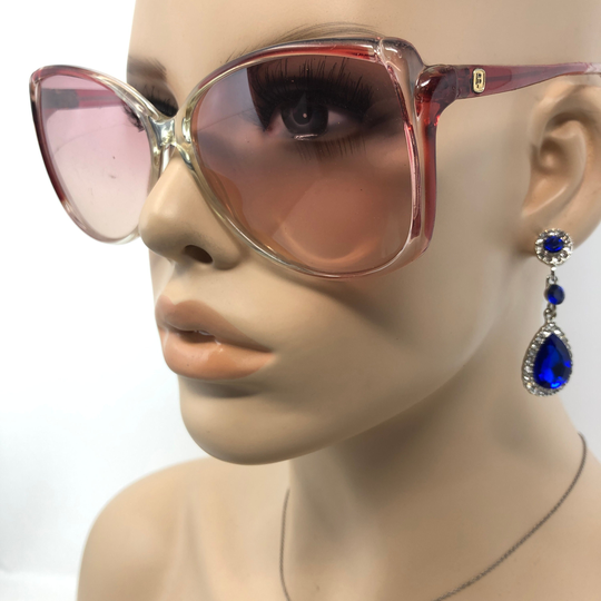 Vintage Oversize Eyeglasses Bausch & Lomb Style 1 W0147 Glasses Frame Pink Used Eyeglass Frames Retro