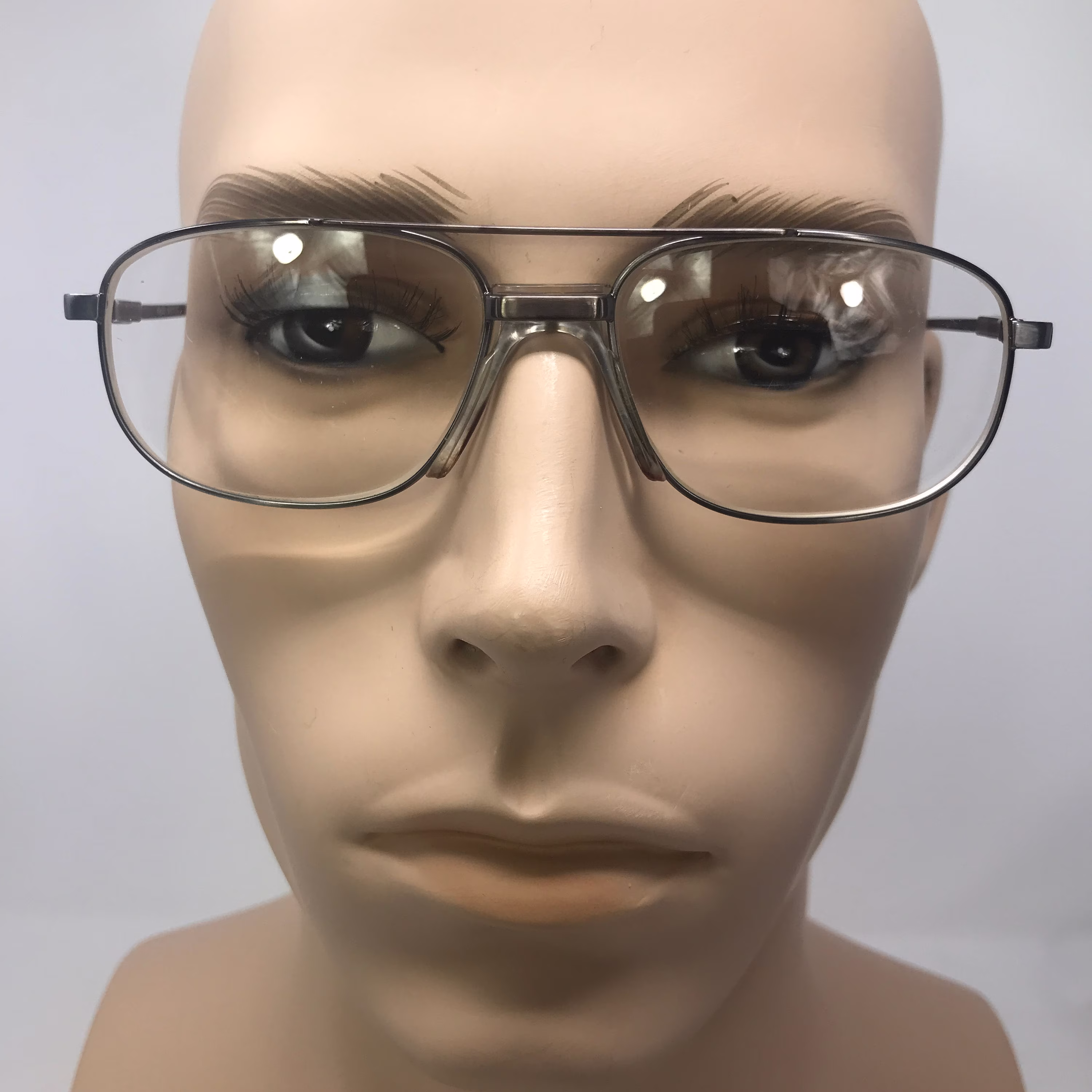 Vintage Clarity C4710 Eyeglasses Glasses Frame Grey Pilot Used Eyeglass Frames Retro