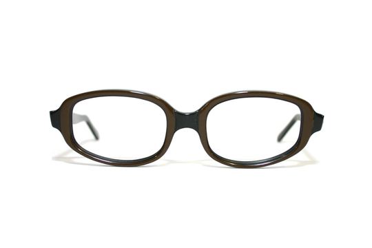 Eyeglasses Vintage Black Brown Glasses Women's Original 60's Medium New Old Stock Nos Row Ddr 50-20-135 Housewife Movie Prop Theater