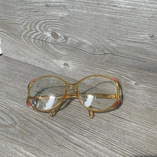 Vintage Dior Glasses Oversized Round Frames 70S Eyewear 80S