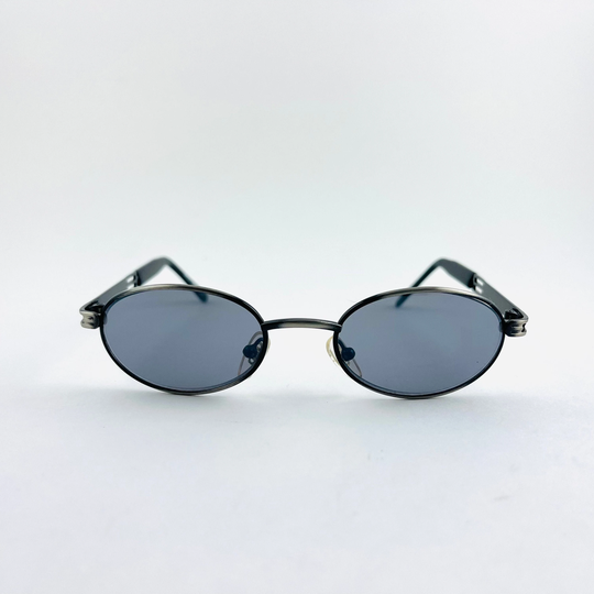 True Vintage Deadstock 90S Mini Silver Wire Oval Sunglasses