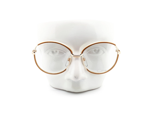 Vintage Cazal Mod 210 Brown 80S Glasses Frames // 1980S Designer Eyeglasses