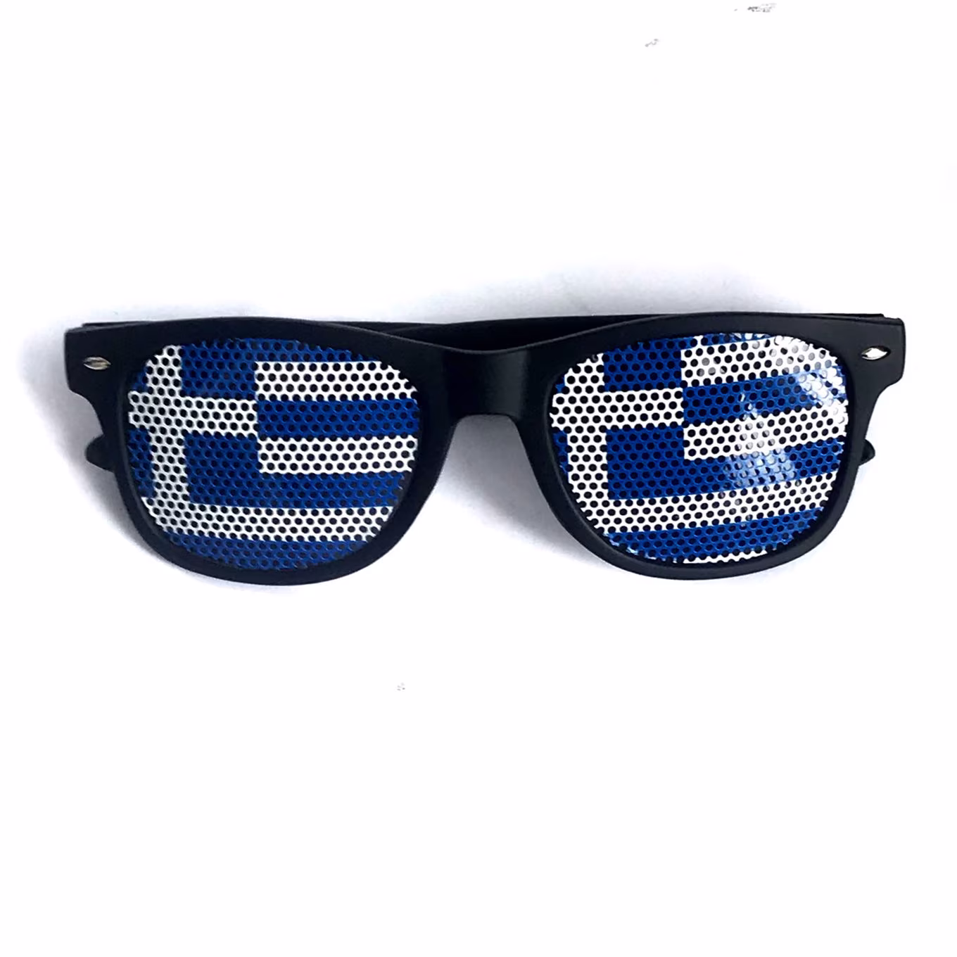 Greek Flag Graphic Wayfarer Sunglasses